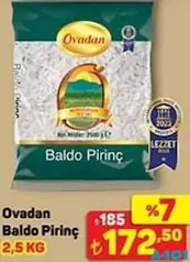 OVADAN BALDO PİRİNÇ 2,5 KG